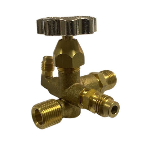 COem 5 βαλβίδα CNC 80MM ορείχαλκου τρόπων που επεξεργάζεται τα συστατικά για το συνδετήρα σωλήνων στη μηχανή